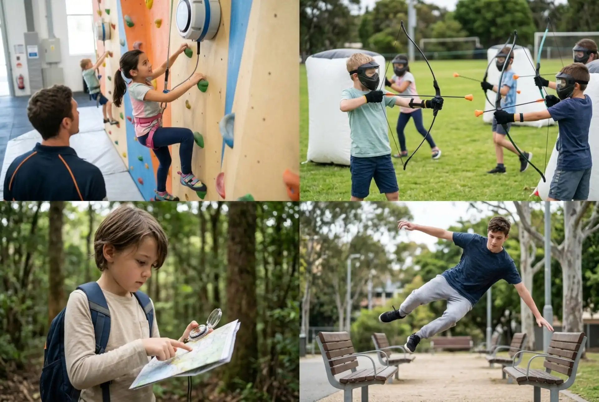 nietypowesporty-wspinaczka-parkour-archerytag-orientacjasportowa-skateboarding