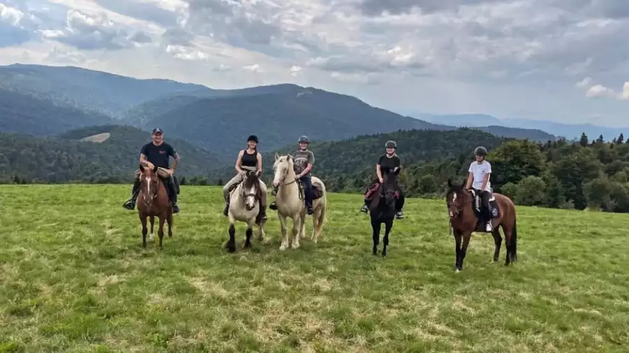 panorama gór z końskiego siodła