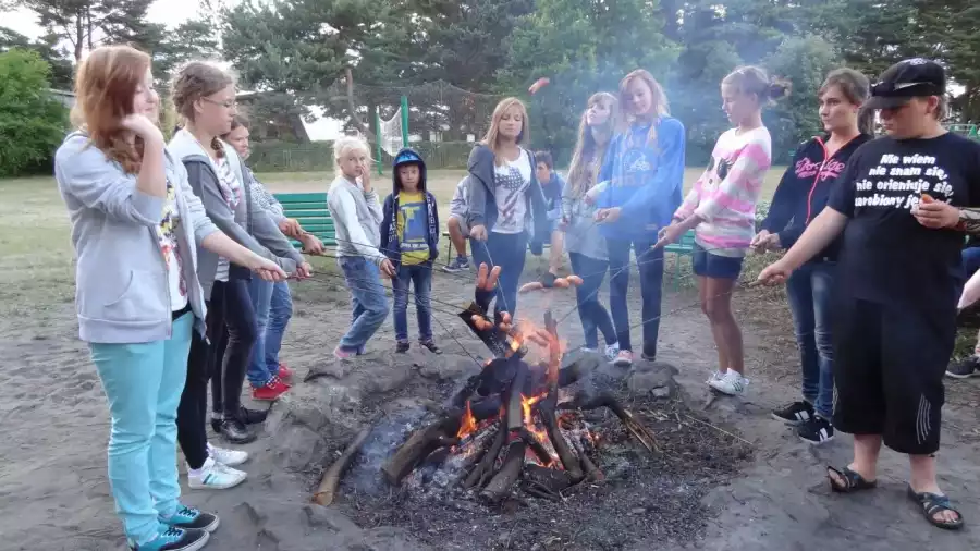 ognisko na kolonii letniej