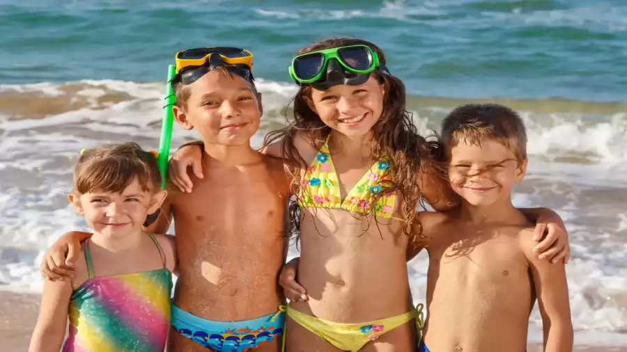 Kolonia rekreacyjna nad morzem