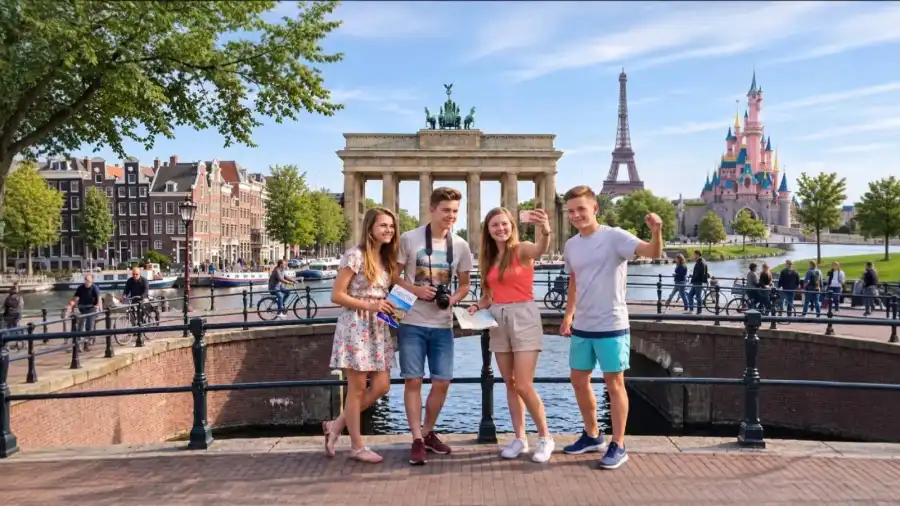 Europa Obóz Młodzieżowy - EUROTRIP - Paryż, Disneyland, Amsterdam, Bruksela, Berlin